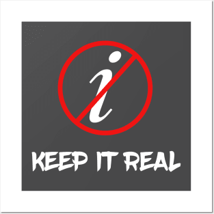 Keep It Real Math T-Shirt Posters and Art